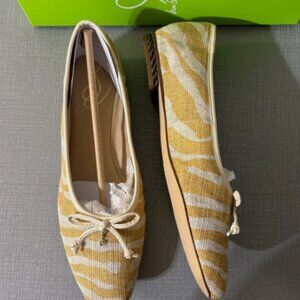 Sam Edelman Marisol Zebra Women's Ballet Flat MSRP$160 CHIC & STYLISH
